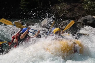 River Rafting in den Rocky Mountains
